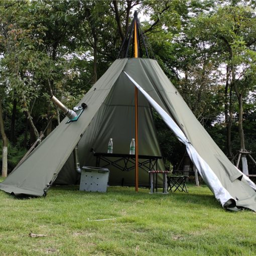 겨울동계 대형 인디언 티피텐트 화목난로 굴뚝 겨울장막