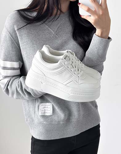 [소가죽] 캔디 스니커즈 6cm (814X5)